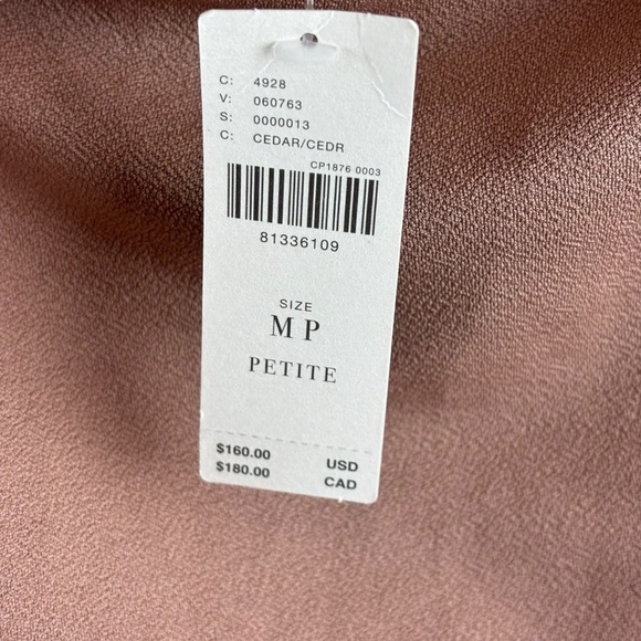 NWT Anthropologie The Maya Ruched Cowl-Neck Dress - Medium Petite - Picture 5 of 13